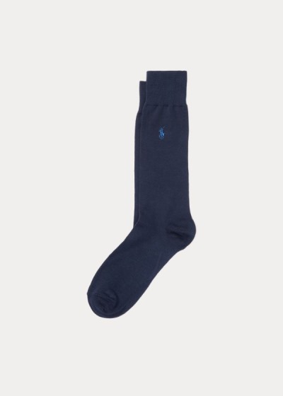 Calcetines Polo Ralph Lauren Hombre Azul Marino - Stretch-Cotton Trouser - MEFAL7964